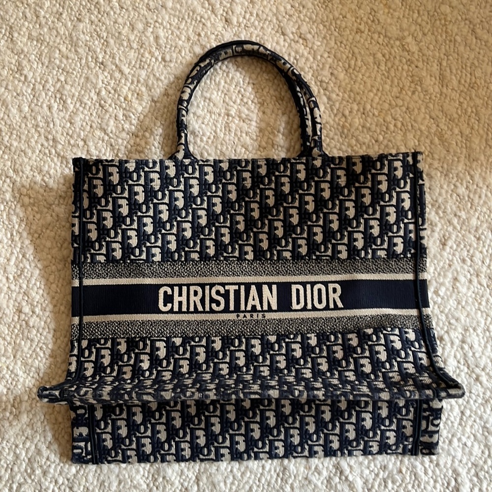 Relist Dior Tote Bag. Perfect condition. Only caveat is my name on.